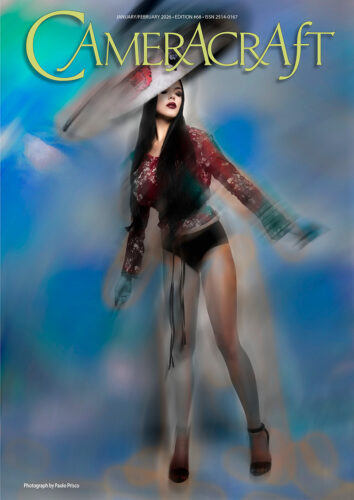 Cameracraft Magazine issue 68: Jan/Feb 2026 cover featuring fashion photograpju