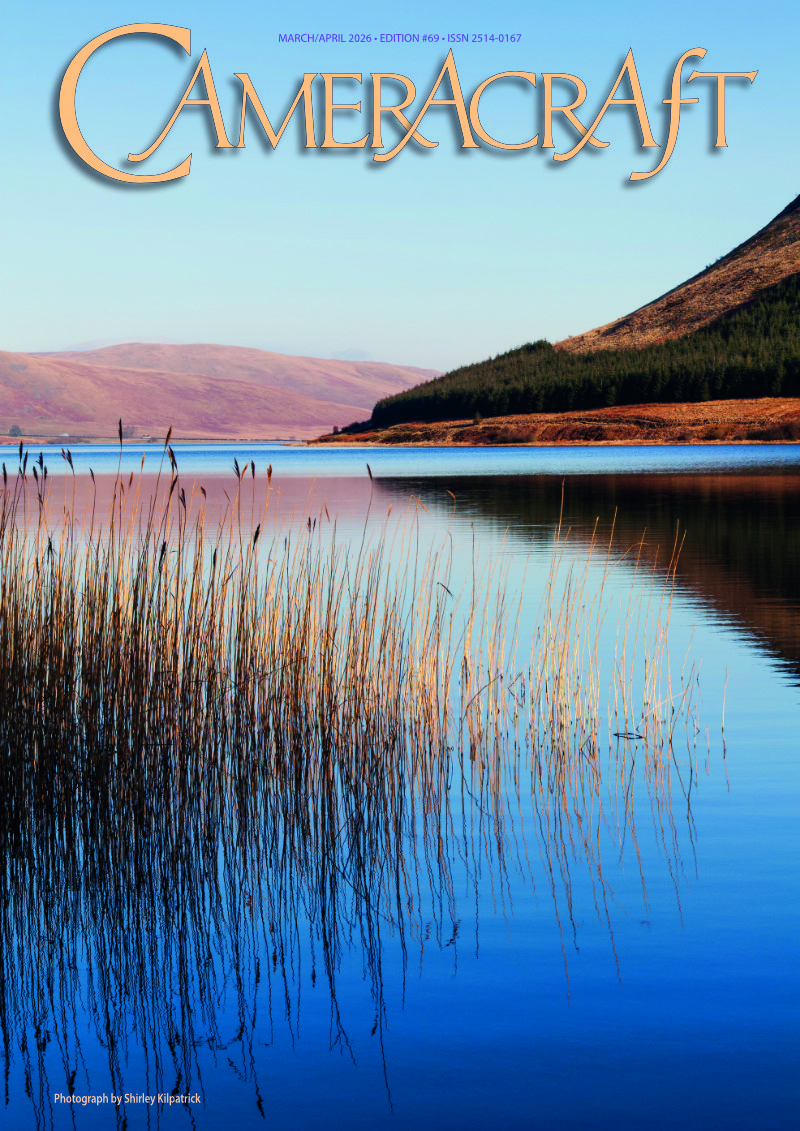 The cover of Cameracraft Magazine issue 69, March/April 2026, depicting St. Mary's Loch