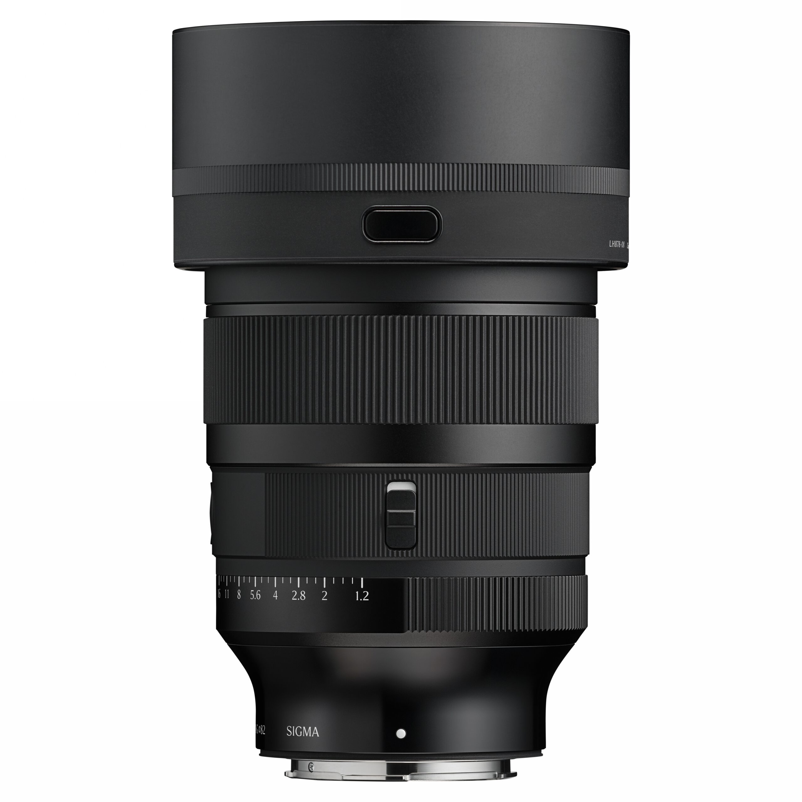 Sigma 85mm F1.2 Art lens with hood