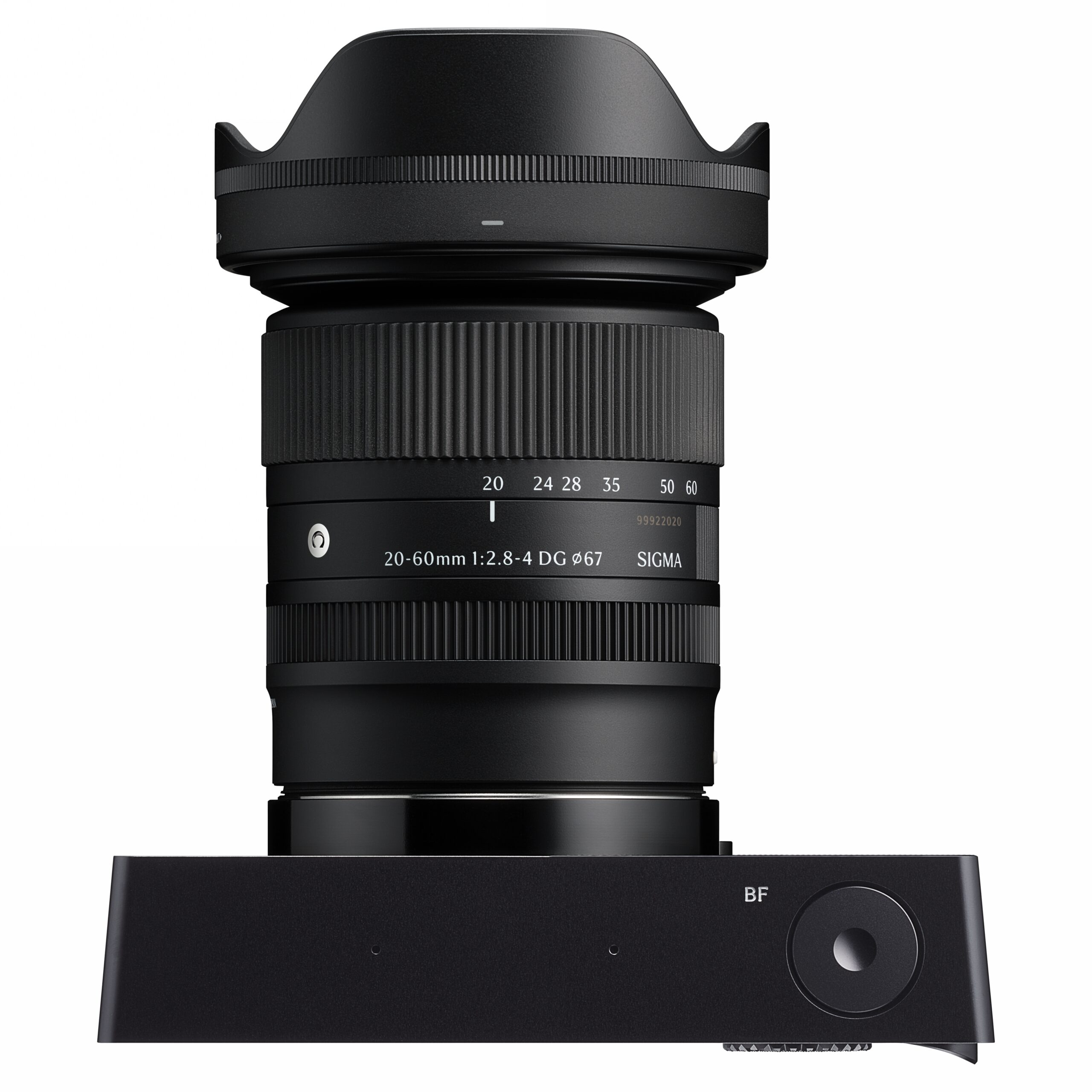 Sigma 20-60mm F2.8-4 DG I Contemporary lens, L-mount, wide angle on Sigma BF camera