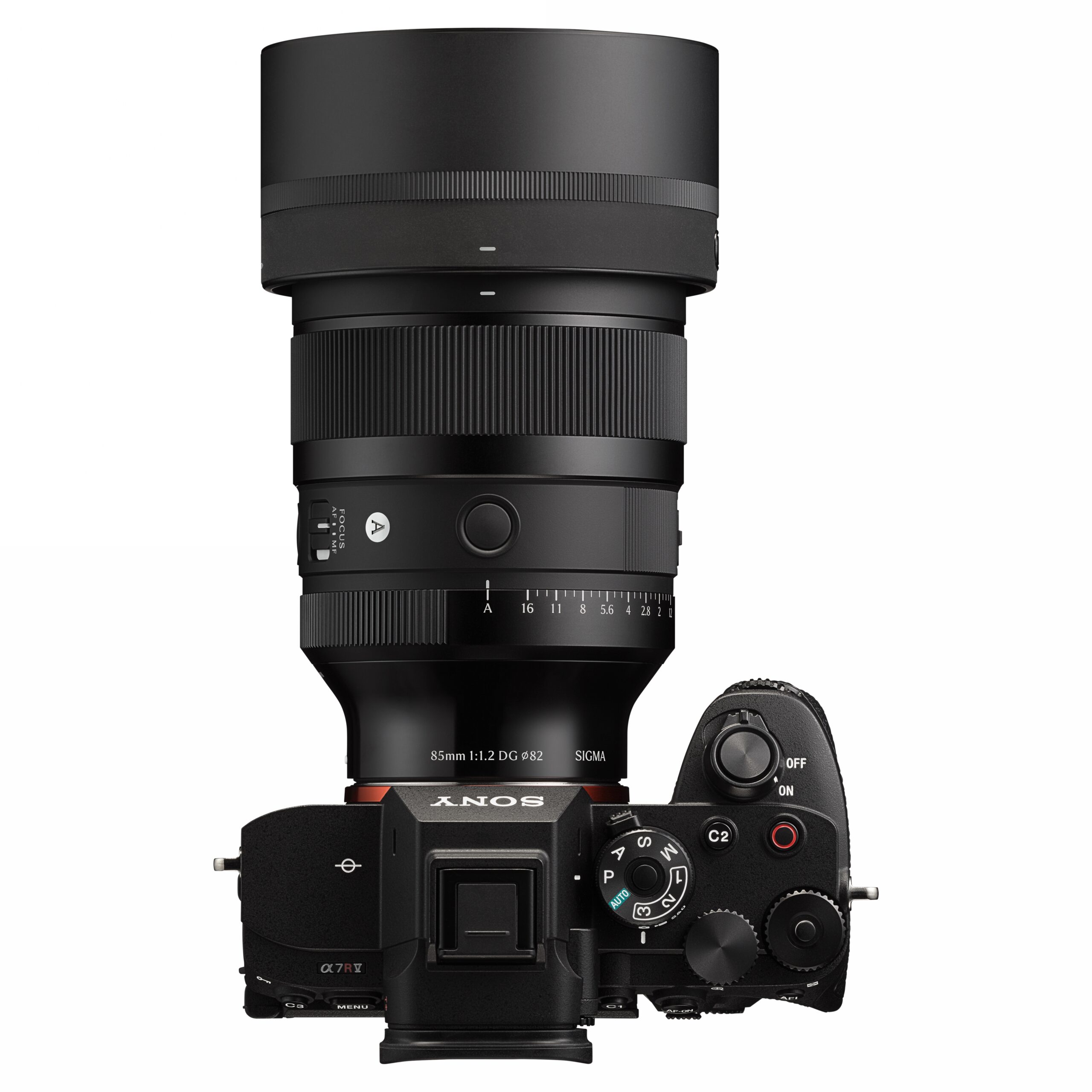 Sigma 85mm F1.2 Art lens on Siony E-Mount camera